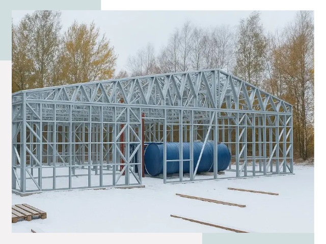 Металлические ангары в Кинешме