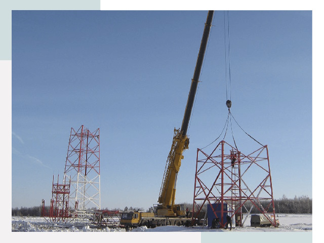 Монтаж вышек связи в Кинешме