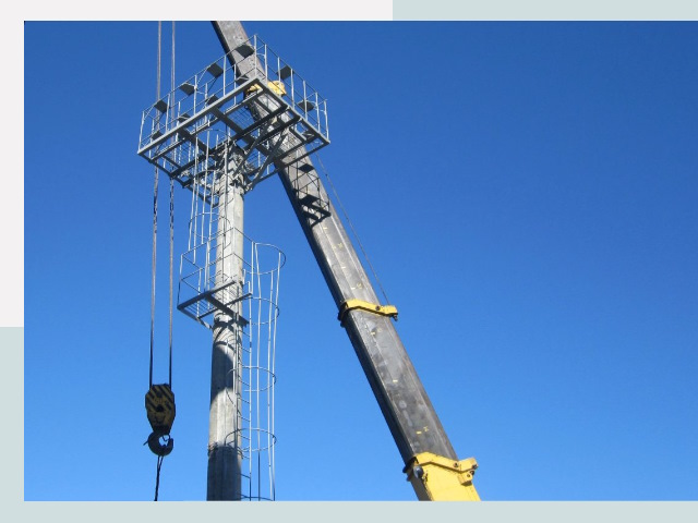 Монтаж осветительных мачт в Кинешма от 606 руб.