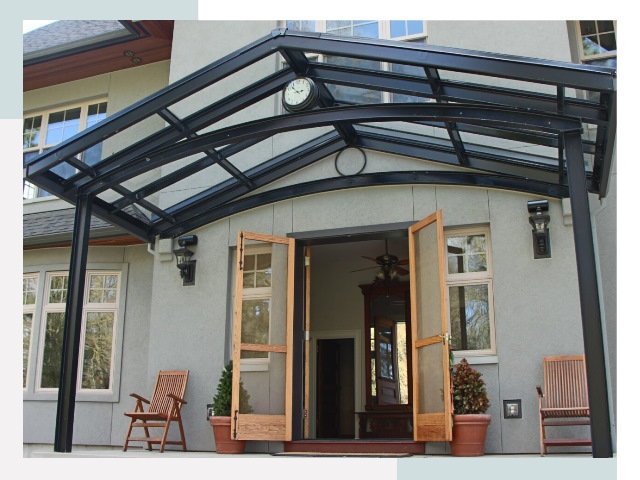 Козырьки металлические в Кинешме