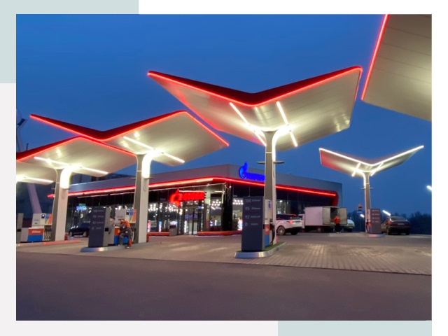 Навесы для АЗС в Кинешме