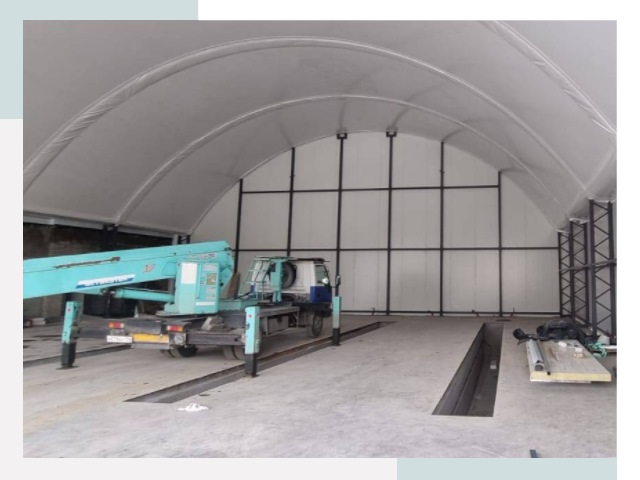 Внутреннее оснащение ангаров в Кинешме