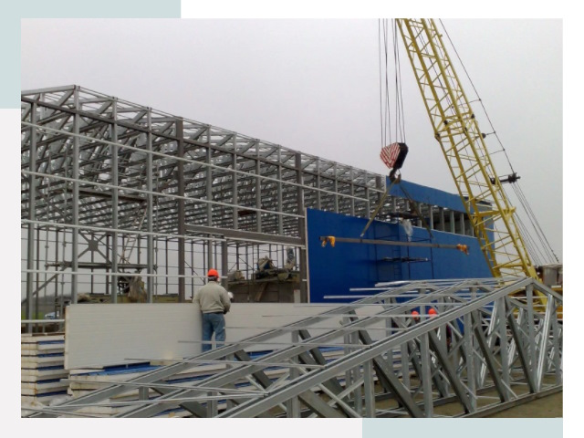 Монтаж ангаров в Кинешме