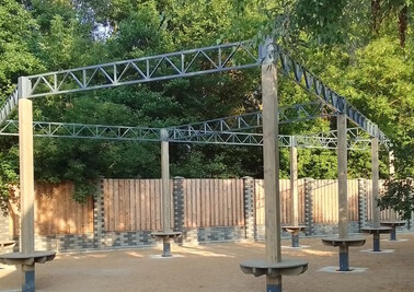 Терраса из металлоконструкций под ключ, проектирование, изготовление и монтаж от СтальСтрой-Кнш